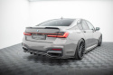 BMW 7-Serie M-Paket G11 Facelift 2019+ Central Rear Splitter (With Vertical Bars) V.2 Maxton Design