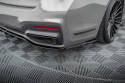 BMW 7-Serie M-Paket G11 Facelift 2019+ Central Rear Splitter (With Vertical Bars) V.2 Maxton Design