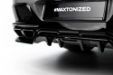 BMW 760e G70 2022+ Central Rear Splitter (With Vertical Bars) V.2 Maxton Design