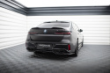 BMW M760e G70 2022+ Central Rear Splitter (With Vertical Bars) V.1 Maxton Design