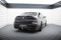 BMW M760e G70 2022+ Central Rear Splitter (With Vertical Bars) V.1 Maxton Design