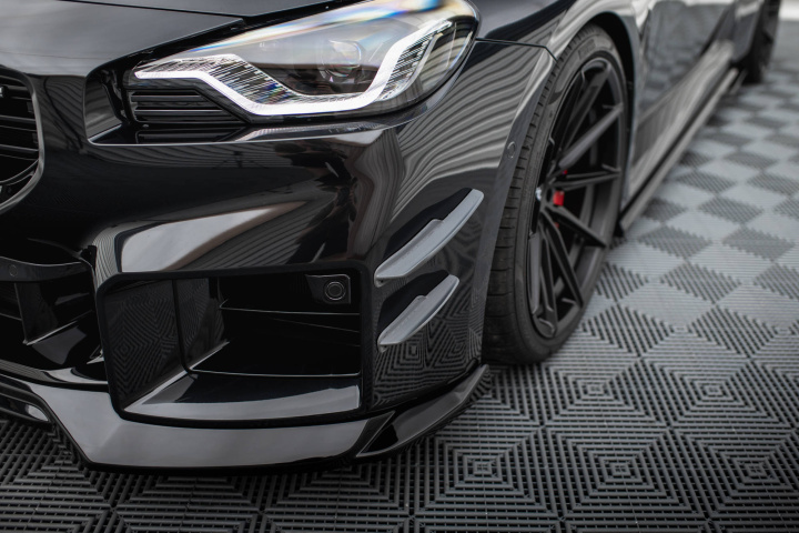 Front Bumper Wings (Canards) Bmw M2 G87 Maxton Design in the group Select car model / BMW / M2 2-Serie (G87) 2023+ at DDESIGN Scandinavia AB (BM-M2-G87-CAN1)