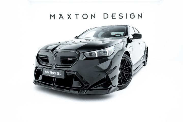 BMW M5 Sedan / Touring G90 2024+ Front Splitter V.1 Maxton Design in the group Select car model / BMW / 5-serie (G60-G61) 2023+ at DDESIGN Scandinavia AB (BM-M5-G90-FD1G)