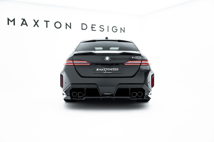 BMW M5 Sedan / Touring G90 2024+ Rear Splitter (with vertical bars) Maxton Design in the group Select car model / BMW / 5-serie (G60-G61) 2023+ at DDESIGN Scandinavia AB (BM-M5-G90-RD1GRD2G)