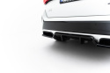 Central Rear Splitter (with Vertical Bars) BMW X1 M-Sport U11 2022+ Maxton Design