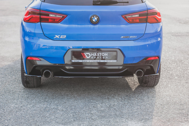 Central Rear Splitter For Bmw X2 F39 M-Pack Maxton Design in the group Select car model / BMW / X2 (F39) 2017+ at DDESIGN Scandinavia AB (BM-X2-39-MPACK-RD1G)