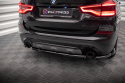 BMW X3 G01 2017-2021 Central Rear Splitter V.1 Maxton Design