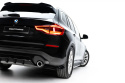 BMW X3 G01 2017-2021 Bakre Splitter Central Rear Splitter (With Vertical Bars) V.2 Maxton Design