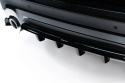 BMW X3 G01 2017-2021 Bakre Splitter Central Rear Splitter (With Vertical Bars) V.2 Maxton Design