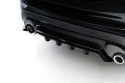 BMW X3 G01 2017-2021 Bakre Splitter Central Rear Splitter (With Vertical Bars) V.2 Maxton Design
