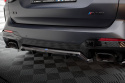 BMW X3 M-Pack G01 Facelift 2021+ Central Rear Splitter (with vertical bars) V.1 Maxton Design