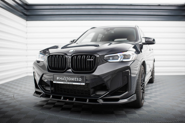 BMW X3 M F97 LCI 2021+ Front Splitter V.1 Maxton Design in the group Select car model at DDESIGN Scandinavia AB (BM-X3M-F97F-FD1G)