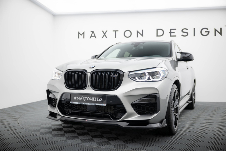 BMW X4 M F98 2019-2021 Front Splitter V.2 Maxton Design in the group Select car model / BMW / X4 (G02) 18+ at DDESIGN Scandinavia AB (BM-X4M-F98-FD2G)