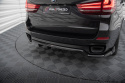 Central Rear Splitter (with Vertical Bars) Bmw X5 M-Pack F15 Maxton Design
