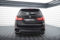 Central Rear Splitter (with Vertical Bars) Bmw X5 M-Pack F15 Maxton Design
