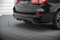 Central Rear Splitter (with Vertical Bars) Bmw X5 M-Pack F15 Maxton Design
