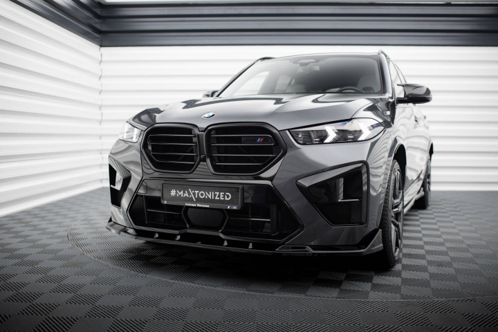 BMW X5M F95 Facelift 2023+ Front Splitter V.2 Maxton Design in the group Select car model / BMW / X5 (G05) 19+ at DDESIGN Scandinavia AB (BM-X5M-F95F-FD2G)