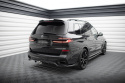 Central Rear Splitter (with Vertical Bars) Bmw X7 M-Pack G07 Facelift Maxton Design