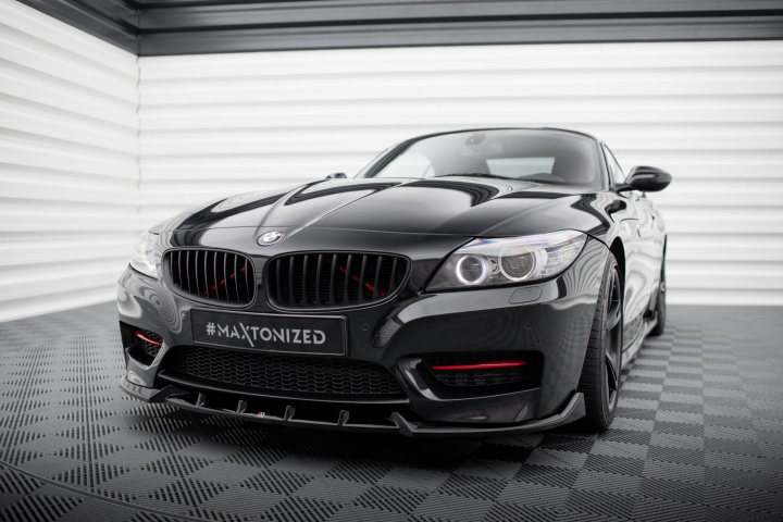 BMW Z4 M-Sport E89 LCI 2013-2018 Front Splitter V.1 Maxton Design in the group Select car model / BMW / Z4 (E85-E89) 02-16 / Styling at DDESIGN Scandinavia AB (BM-Z4-89F-MPACK-FD1G)