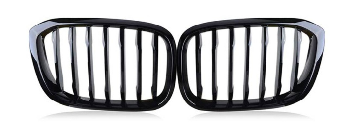 BMW X3 G01 / X4 G02 2018+ Single Rib Gloss Black Sports Grill / Kidneys Performance-Look in the group Select car model / BMW / X4 (G02) 18+ at DDESIGN Scandinavia AB (BM1091002)