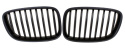 BMW 5-Series GT F07 08-17 Double Ribbed Matte Black Sport Grille / Kidneys Sport-Look