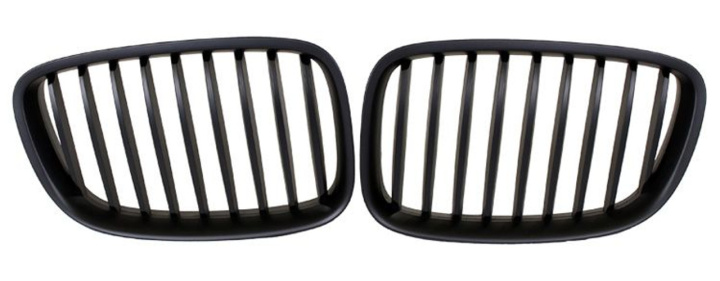 BMW 5-Series GT F07 08-17 Double Ribbed Matte Black Sport Grille / Kidneys Sport-Look in the group Select car model / BMW / 5-series (F07-F10-F11) 11-17 / Styling / Grilles at DDESIGN Scandinavia AB (BM131003)