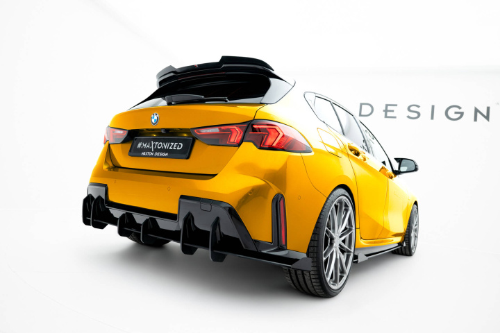 BMW 1-Serie M-Sport F70 2024+ Street Pro Rear Diffuser + Flaps Maxton Design in the group Select car model / BMW / 1-serie (F70) 2024+ at DDESIGN Scandinavia AB (BM170MPACKCNC-RS1BRBRSF1G)