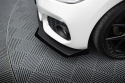 BMW 1 F20 M-Pack Facelift / M140i 2015-2019 Street Pro Front Splitter V.3 + Flaps for Black-Red + Gloss Flaps Maxton Design