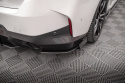 BMW 2 Coupe M-Pack G42 2021- Street Pro Rear Side Splitters + Flaps Black-Red + Gloss Flaps Maxton Design
