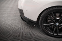 BMW 2 Coupe M-Pack G42 2021- Street Pro Rear Side Splitters + Flaps Black-Red + Gloss Flaps Maxton Design