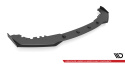 BMW M2 Competition F87 2016-2020 Street Pro Front Splitter V.1 + Flaps Black-Red + Gloss Flaps Maxton Design