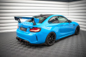 BMW M2 F87 2016-2020 Street Pro Rear Side Splitters + Flaps Black-Red + Gloss Flaps Maxton Design
