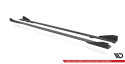 BMW M2 F87 2016-2020 Street Pro Side Skirts Diffusers + Flaps Black-Red + Gloss Flaps Maxton Design