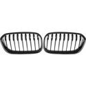 BMW 1-Series F20 2015-2019 Single Rib Gloss Black Sports Grill / Kidneys Performance-Look