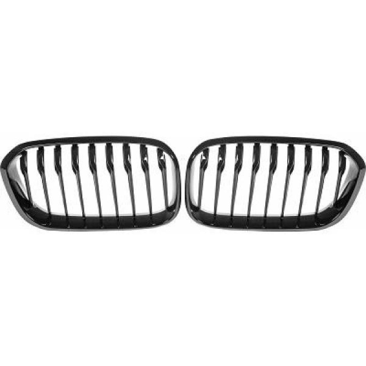 BMW 1-Series F20 2015-2019 Single Rib Gloss Black Sports Grill / Kidneys Performance-Look in the group Select car model / BMW / 1-series 2-series (F20-F23) 2011-2019 / Styling / Grilles at DDESIGN Scandinavia AB (BM296002)