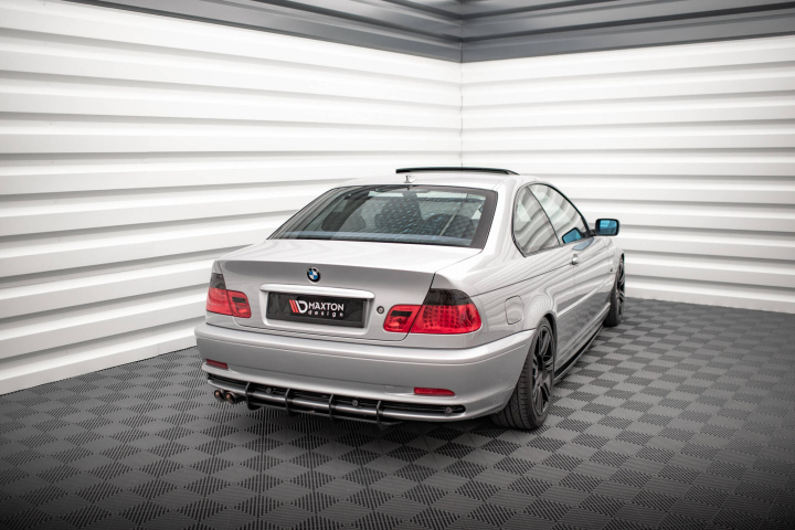 BMW 3 Coupe E46 1998-2005 Street Pro Rear Diffuser Red Maxton Design in the group Select car model / BMW / 3-series (E46) 1998-2005 / Styling at DDESIGN Scandinavia AB (BM346CCNC-RS1BRB)