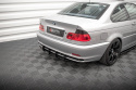BMW 3 Coupe E46 1998-2005 Street Pro Rear Diffuser Red Maxton Design