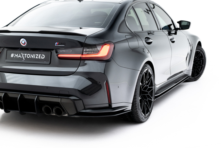 Street Pro Rear Side Splitters V.3 BMW M3 Sedan / Touring G80 / G81 in the group Select car model / BMW / M3 3-series (G80-G81) 2021+ at DDESIGN Scandinavia AB (BM380MCNC-RSD1B)