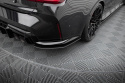 BMW M3 Sedan / Touring G80 / G81 2021- Street Pro Rear Side Splitters V.2 Black-Red Maxton Design