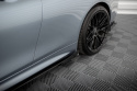 BMW 4 Coupe / Gran Coupe / Cabrio M-Pack F32 / F36 / F33 2014-2021 Street Pro Side Skirts Diffusers + Flaps Black-Red + Gloss Flaps Maxton Design
