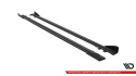 BMW 4 Coupe / Gran Coupe / Cabrio M-Pack F32 / F36 / F33 2014-2021 Street Pro Side Skirts Diffusers + Flaps Black-Red + Gloss Flaps Maxton Design