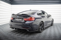 Central Rear Splitter (with vertical bars) BMW 4 Gran Coupe M-Pack F36 Maxton Design