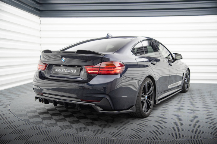 Central Rear Splitter (with vertical bars) BMW 4 Gran Coupe M-Pack F36 Maxton Design in the group Select car model / BMW / 3-series-4-series (F30-F36) 11-19 / Styling / Diffuser at DDESIGN Scandinavia AB (BM4F36GCMPACKRD1GRD2G)