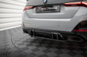 BMW 4 Gran Coupe M440i G26 2021- Street Pro Rear Diffuser Black-Red Maxton Design
