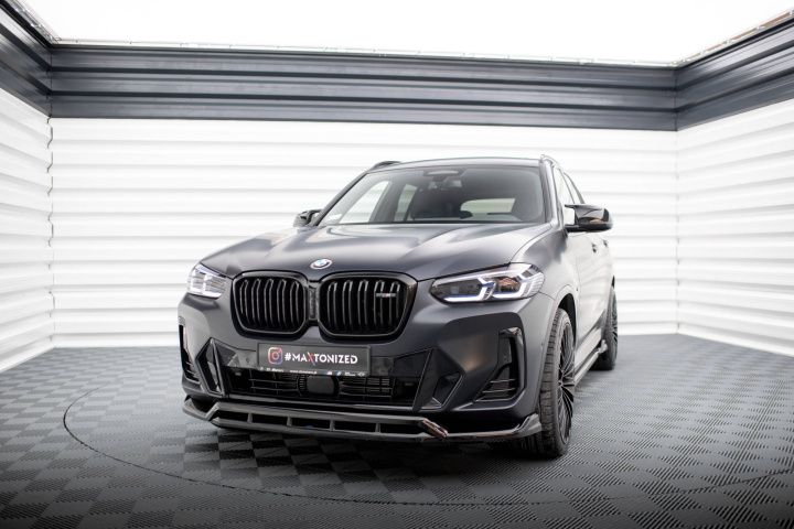 Front Splitter BMW X3 M-Pack G01 Facelift Maxton Design in the group Select car model / BMW / X3 (G01) 18+ at DDESIGN Scandinavia AB (BMX301FMPACKFD1GFD1RG)