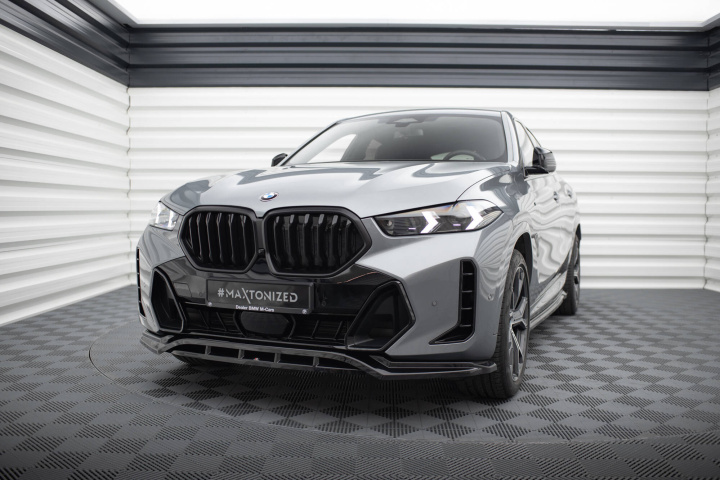 Front Splitter V.1 BMW X6 M-Pack G06 Facelift Maxton Design in the group Select car model / BMW / X6 (G06) 19+ at DDESIGN Scandinavia AB (BMX6G06FMPACKFD1GFD1RG)