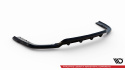 Central Rear Splitter (With Vertical Bars) V.1 Bmw X6 M-Pack G06 Facelift Maxton Design
