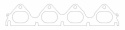 Honda B Serie .030\'\' MLS Exhaust Manifold Gasket