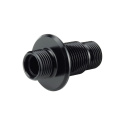 AC -8 Bulkhead Hose Adapter & Locking Nut - Black T7 Design