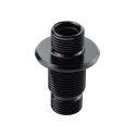 AC -8 Bulkhead Hose Adapter & Locking Nut - Black T7 Design